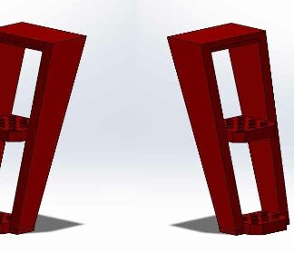 1/64 Scale Tractor Stirrup Step Right & Left Side 86 or 88 Series